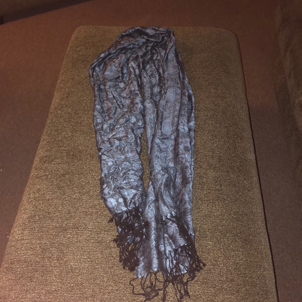 Blue/Black Pashmina scarf
